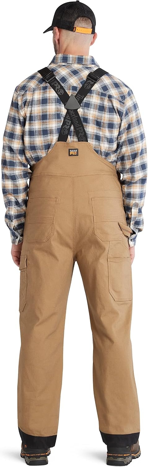 Timberland PRO Ironhide Original Fit Flex Bib Overalls(Dark Wheat)