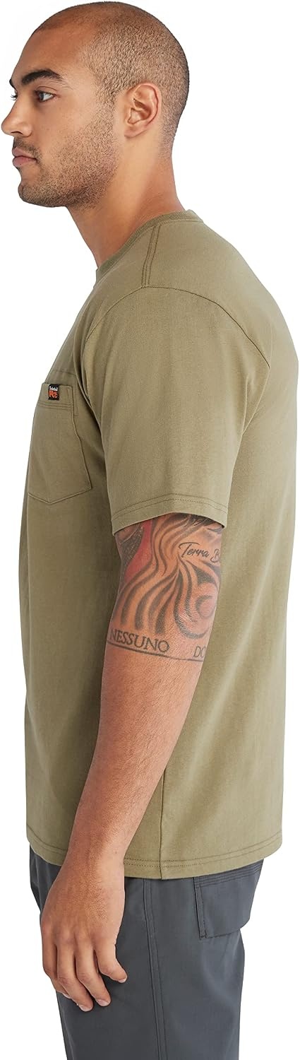 Timberland PRO Core Pocket Short Sleeve T-Shirt(Burnt Olive)