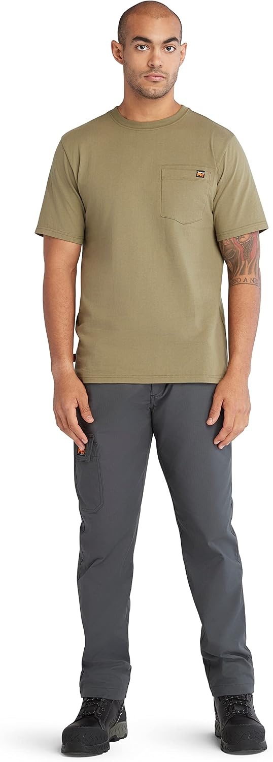 Timberland PRO Core Pocket Short Sleeve T-Shirt(Burnt Olive)