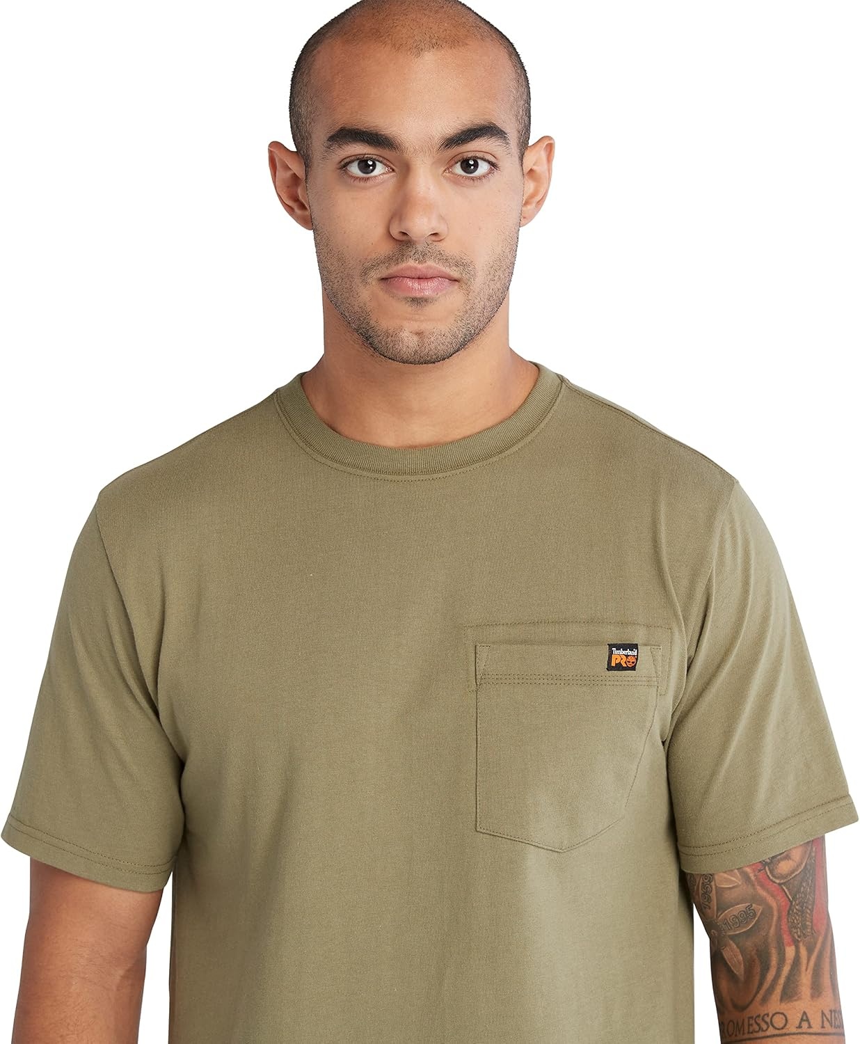 Timberland PRO Core Pocket Short Sleeve T-Shirt(Burnt Olive)