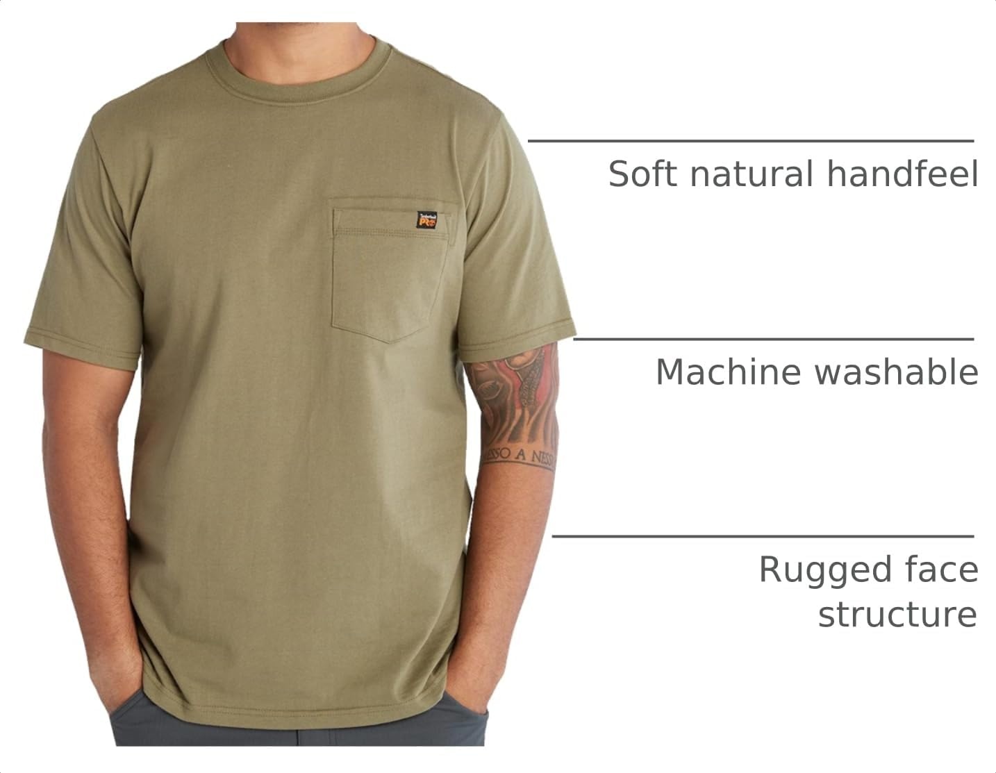 Timberland PRO Core Pocket Short Sleeve T-Shirt(Burnt Olive)