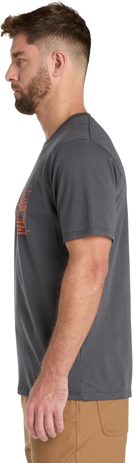Timberland PRO Men’s Innovation Blueprint Short-Sleeve T-Shirt(Asphalt)