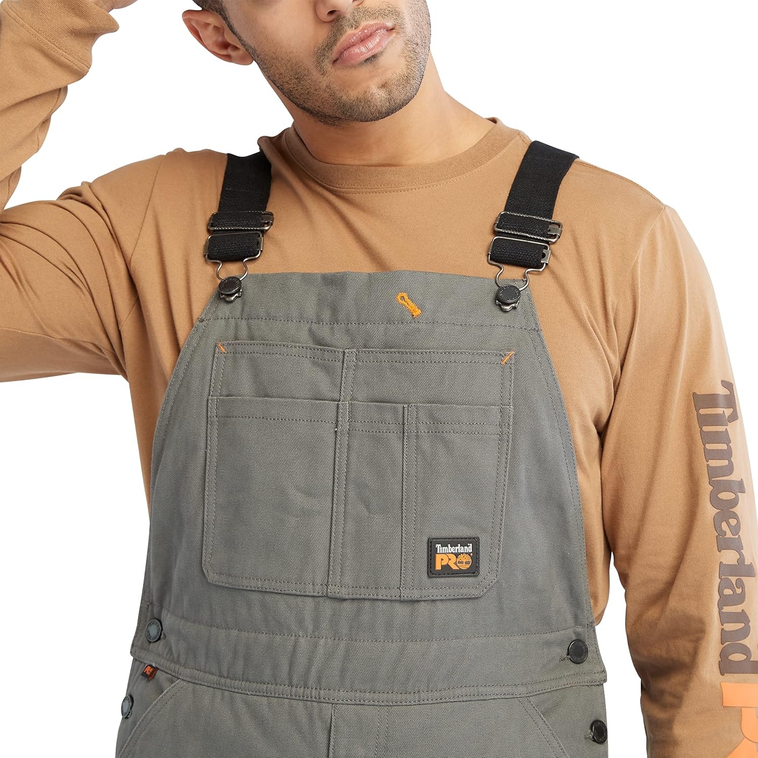 Timberland PRO Gritman Original Fit Insulated Bib Overalls(Pewter)