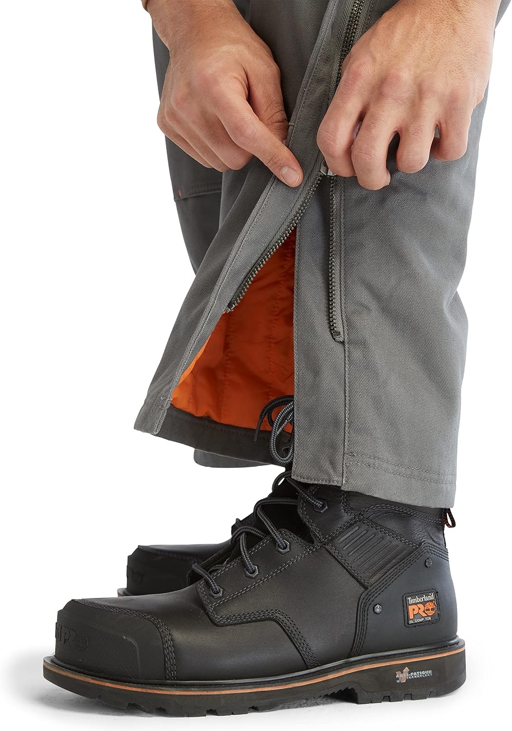 Timberland PRO Gritman Original Fit Insulated Bib Overalls(Pewter)