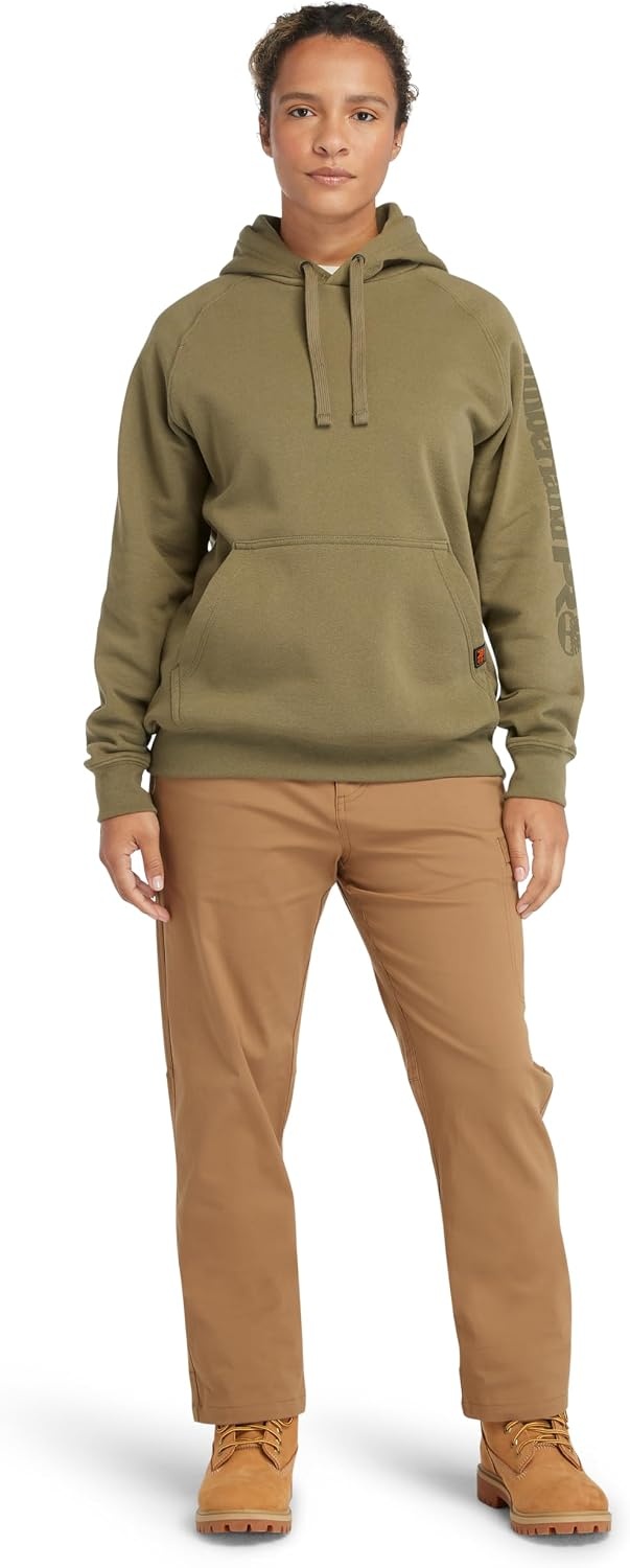Timberland PRO Women’s Hood Honcho Sport Hooded Sweatshirt(Burnt Olive)