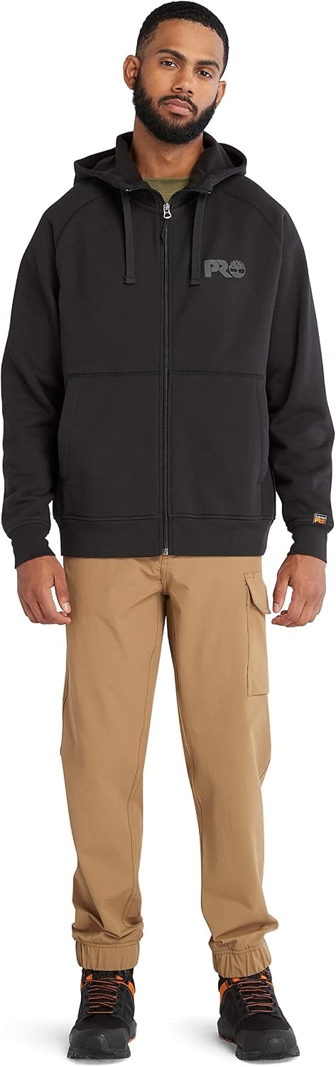 Timberland PRO mens Hood Honcho Sport Reflective Sweatshirt(Black)