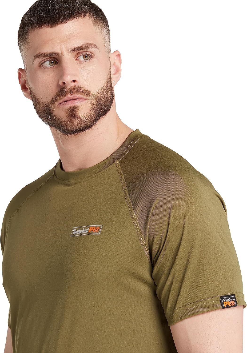 Timberland PRO Men’s Wicking Good Short-Sleeve T-Shirt 2.0(Burnt Olive)