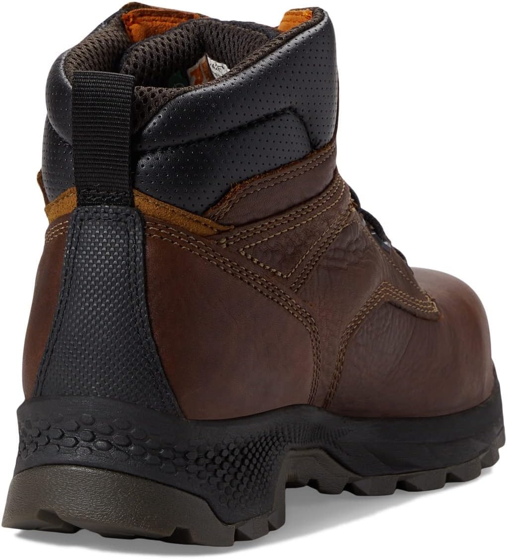 Timberland Mens Titan Ev 6 Inch Waterproof Composite Toe Work/Duty(Brown)