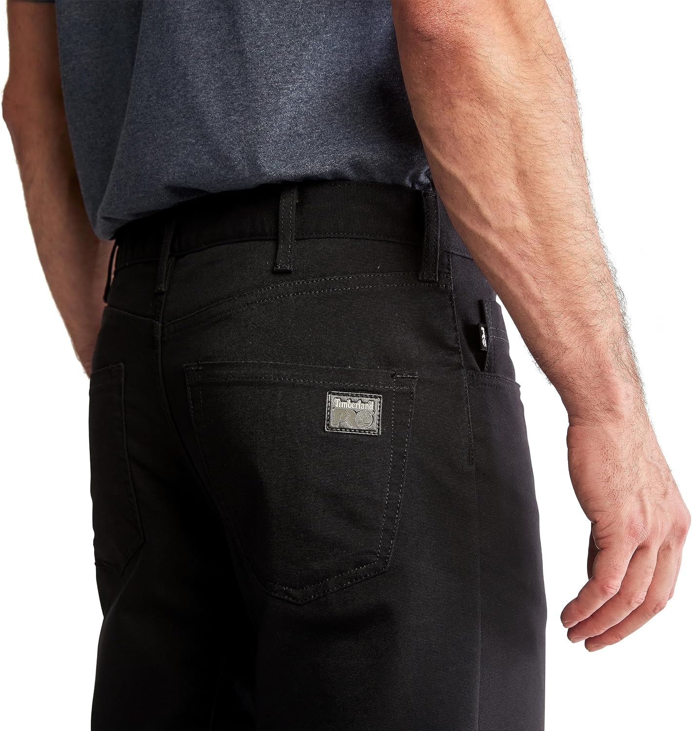 Timberland PRO Mens Ironhide Flex 5 Pocket Work Pant(Jet Black)