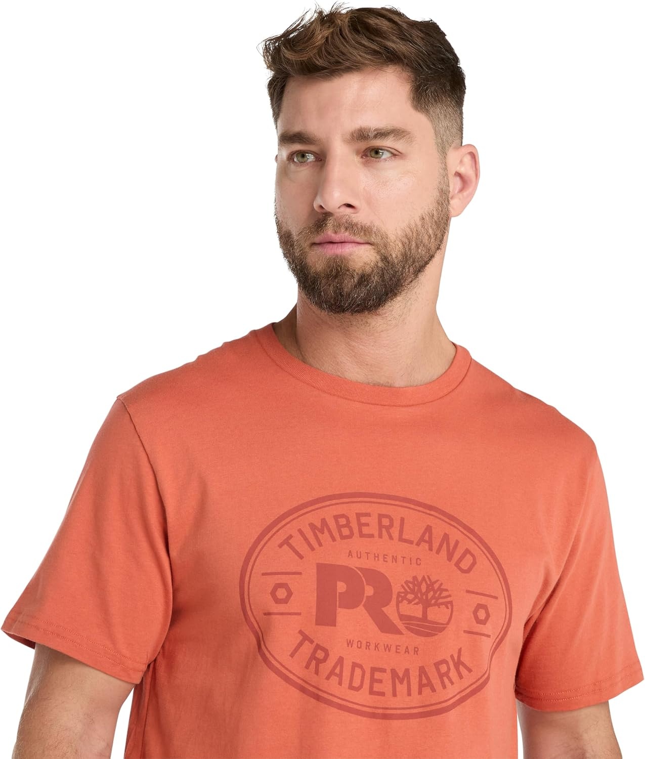 Timberland PRO Men’s Trademark Graphic Short-Sleeve T-Shirt(Autumn Glaze)