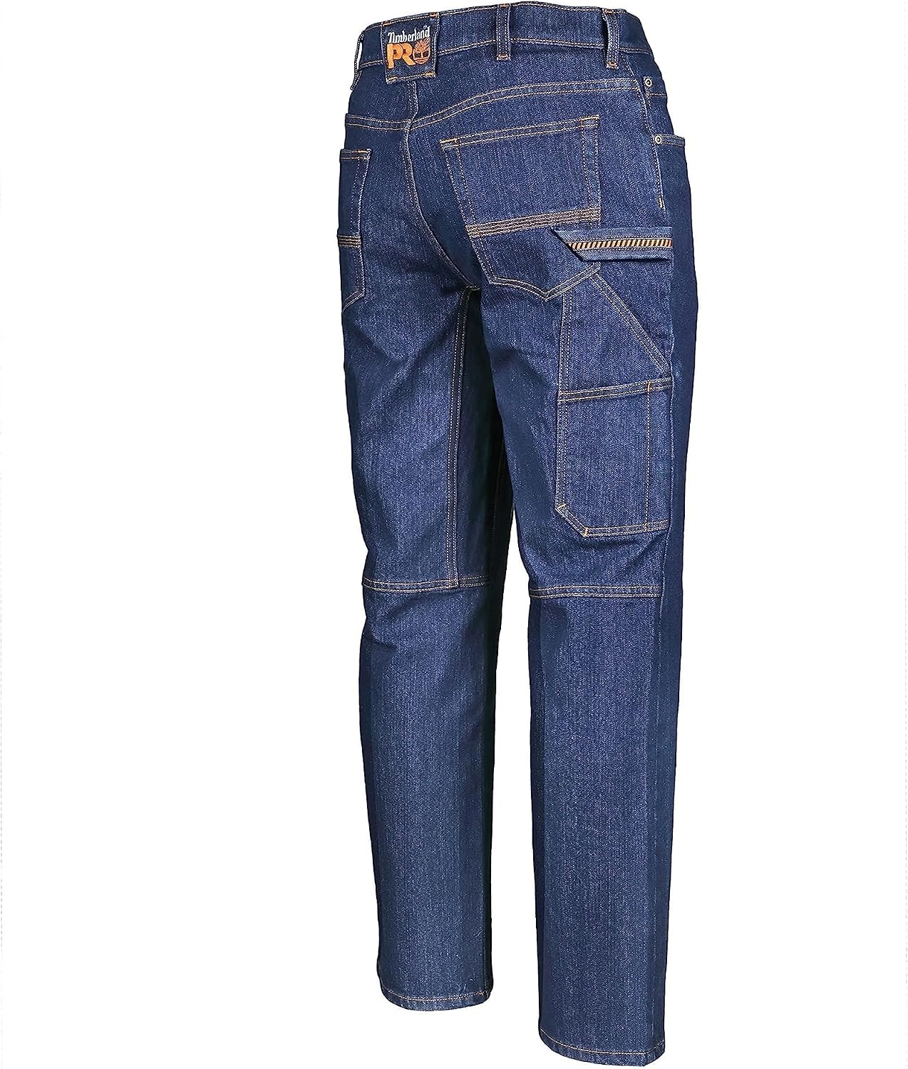 Timberland PRO Men’s Ballast Athletic Fit Flex Carpenter Jeans, Dark Wash, 36W/34L