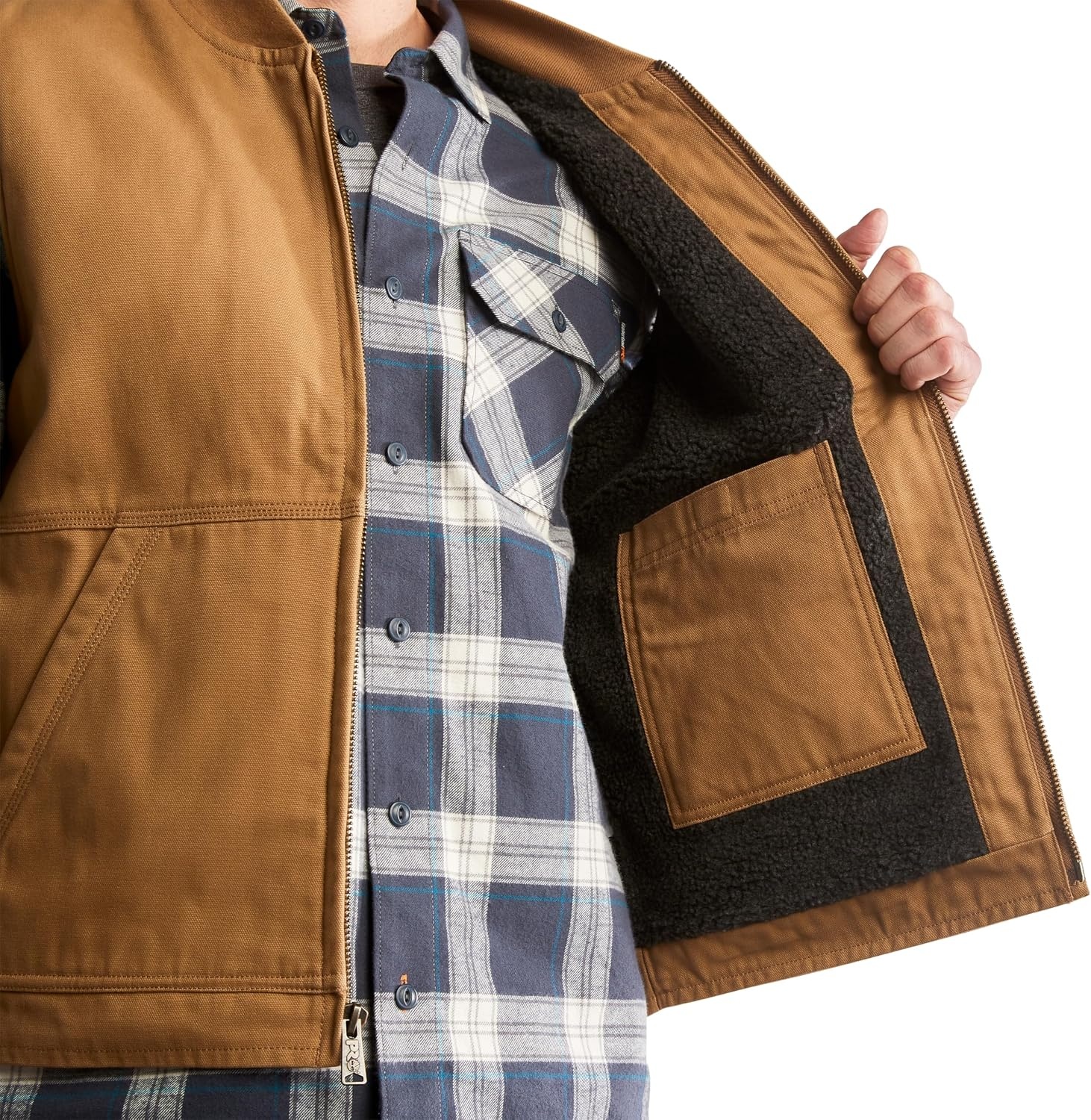 Timberland Unisex Adult Gritman Lined Canvas Vest(Dark Wheat)