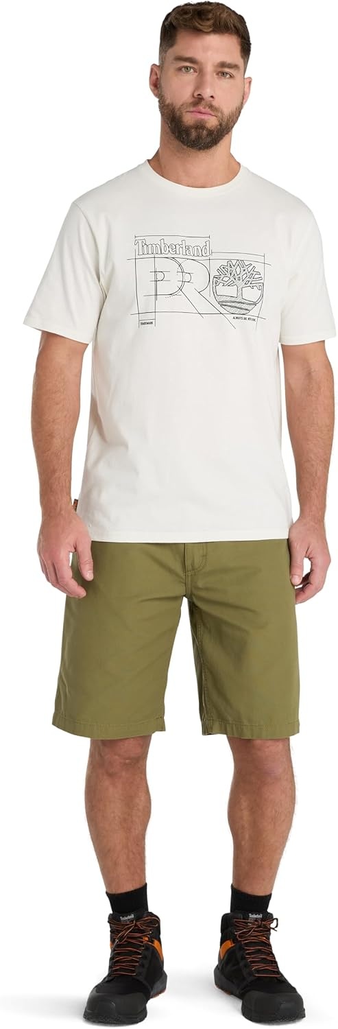Timberland PRO Men’s Son-of-A-Short Canvas Work Short(Green)