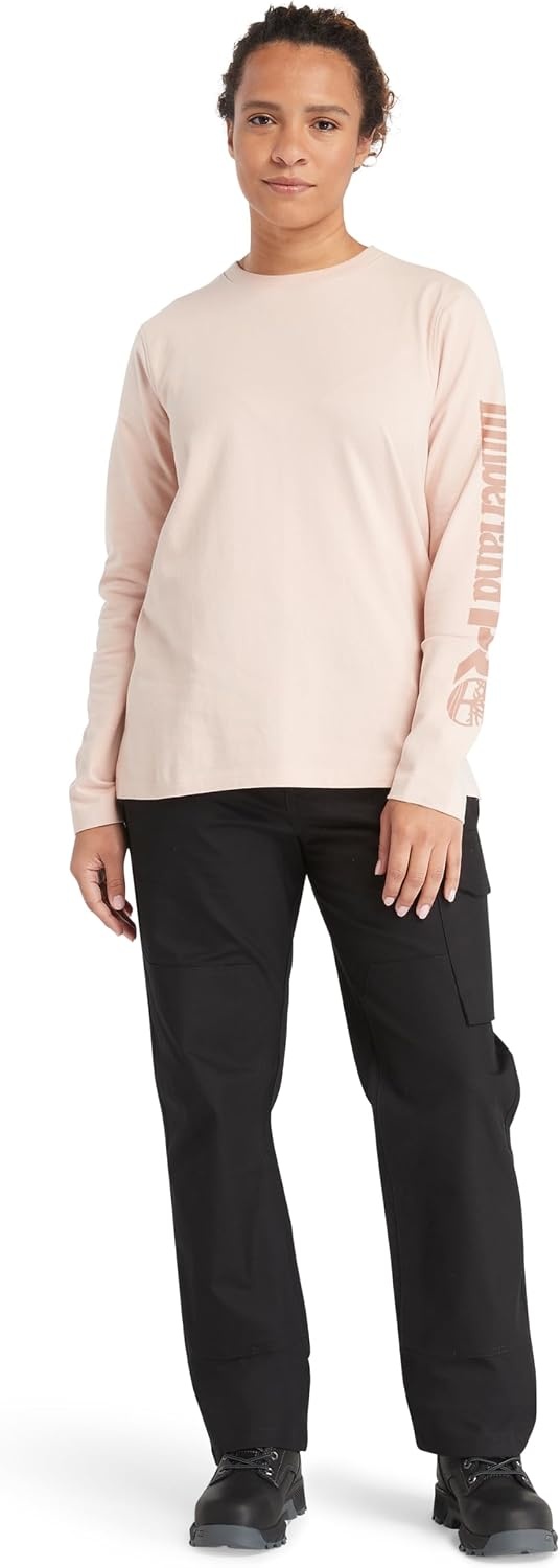 Timberland PRO Women’s Core Long Sleeve T-Shirt(Cameo Rose)
