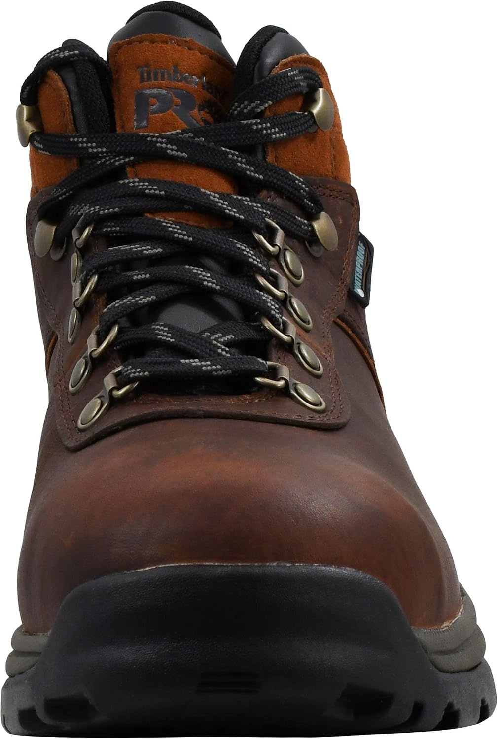 Timberland PRO Men’s Flume Mid Steel Safety Toe Waterproof Boots(Brown: Brown)