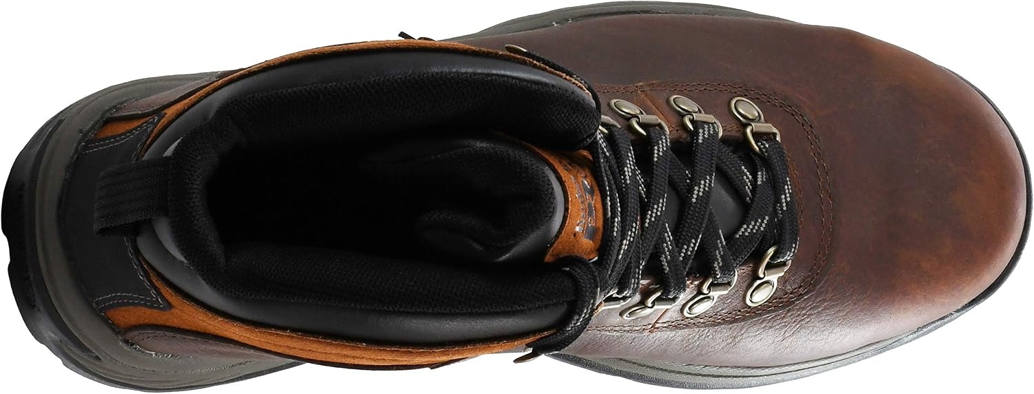 Timberland PRO Men’s Flume Mid Steel Safety Toe Waterproof Boots(Brown: Brown)