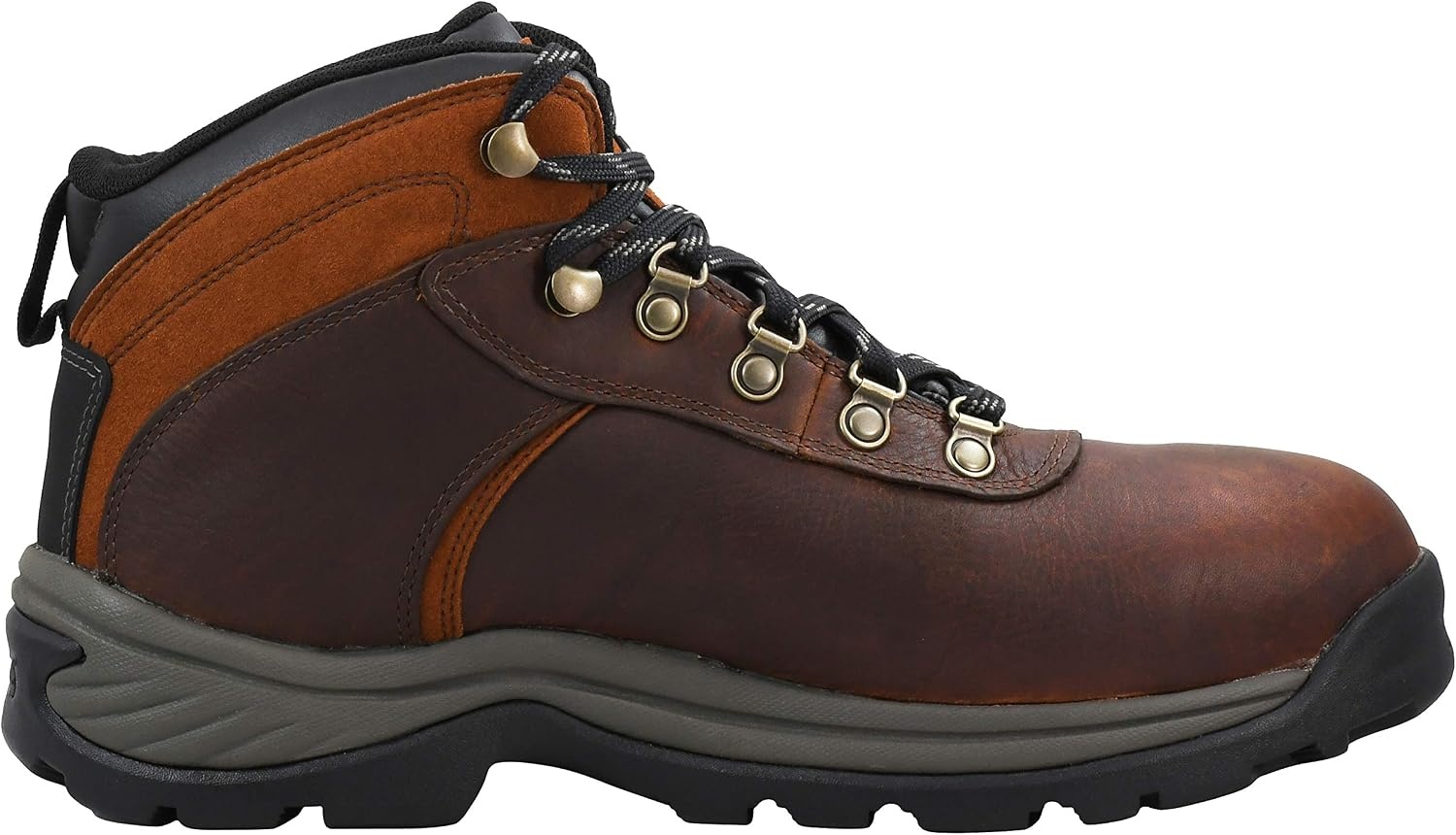 Timberland PRO Men’s Flume Mid Steel Safety Toe Waterproof Boots(Brown: Brown)