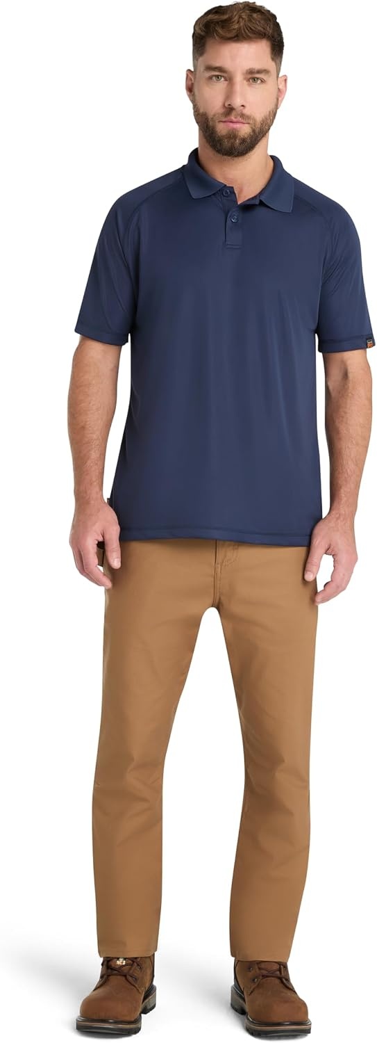 Timberland PRO Wicking Good Short Sleeve Polo(Blue)