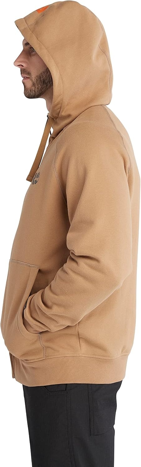 Timberland PRO mens Hood Honcho Sport Reflective Sweatshirt(Dark Wheat)