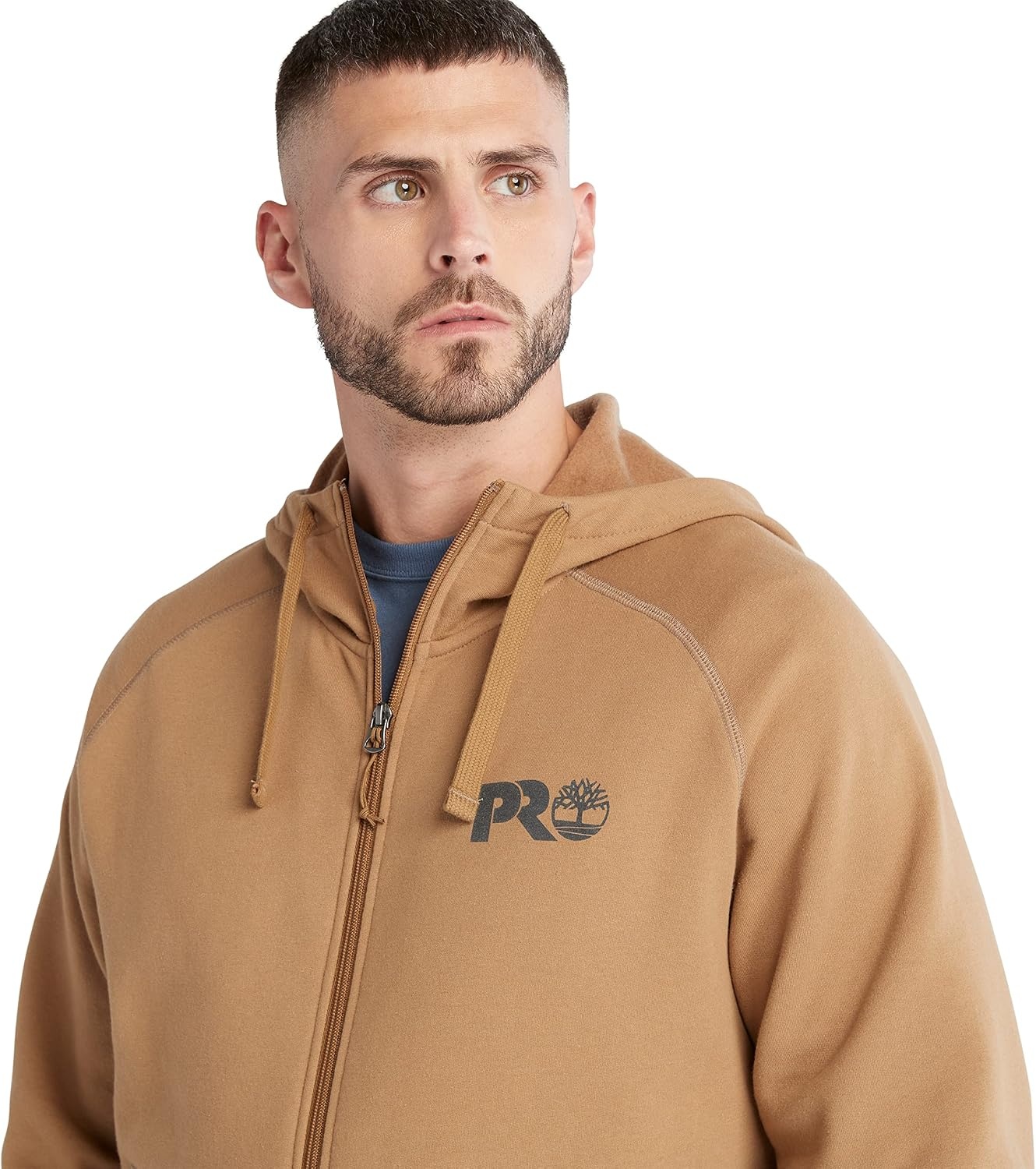 Timberland PRO mens Hood Honcho Sport Reflective Sweatshirt(Dark Wheat)