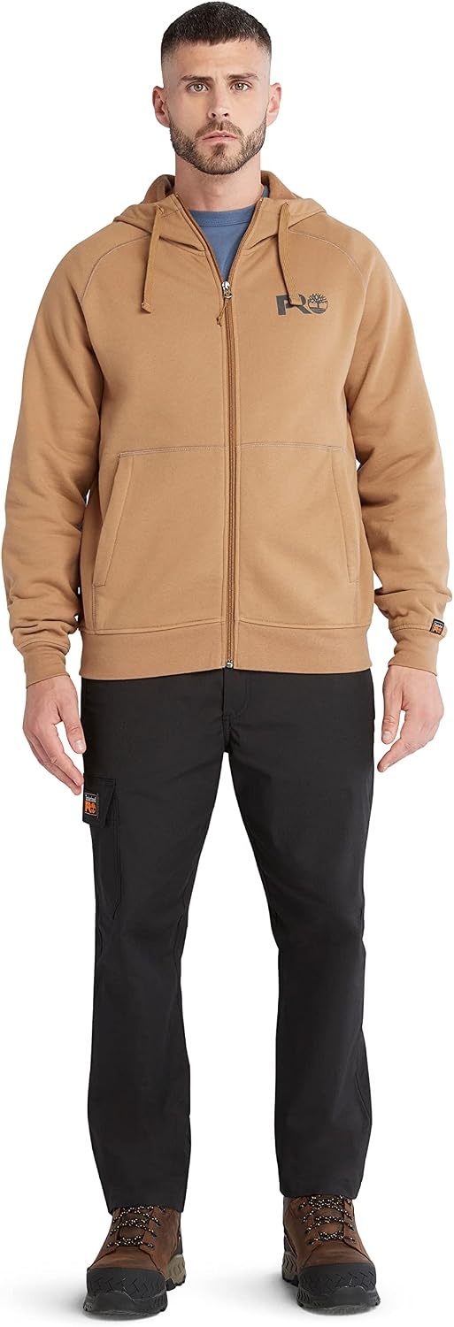 Timberland PRO mens Hood Honcho Sport Reflective Sweatshirt(Dark Wheat)