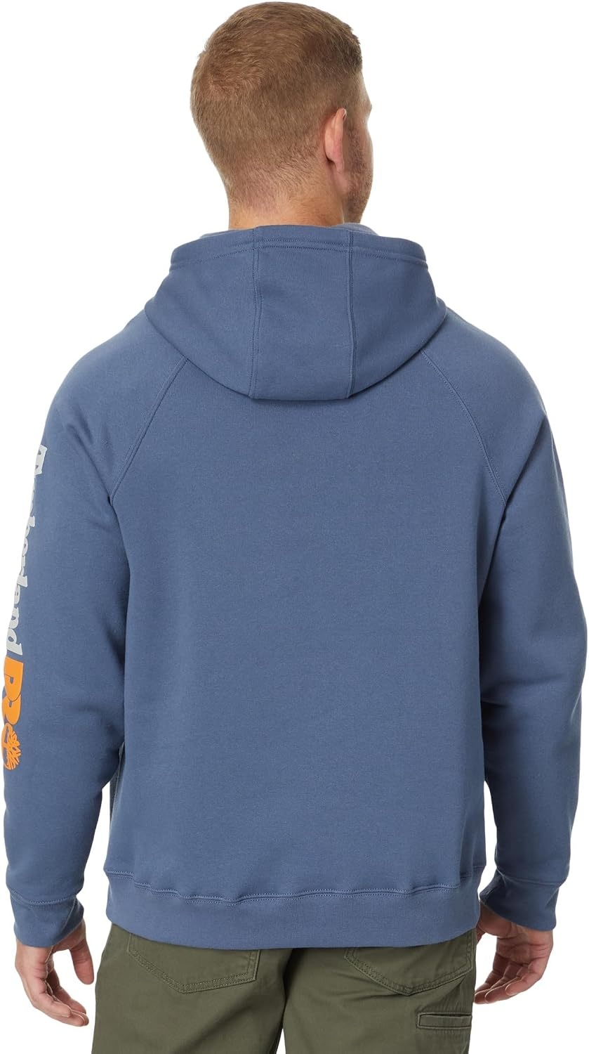 Timberland PRO Hood Honcho Sport Embossed Logo Hood Pullover(Vintage Indigo)