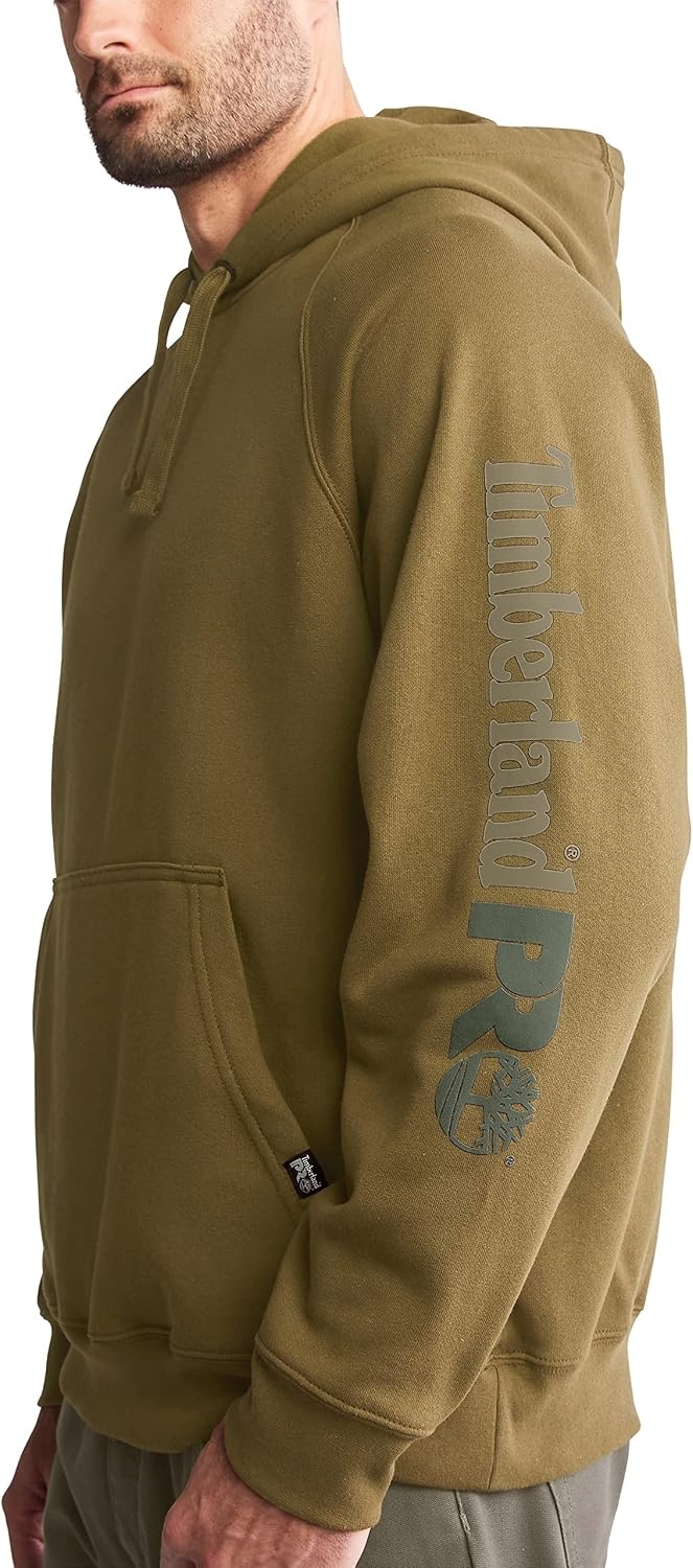 Timberland PRO Men’s Hood Honcho Sport Pullover Sweatshirt, Burnt Olive Tonal, Large