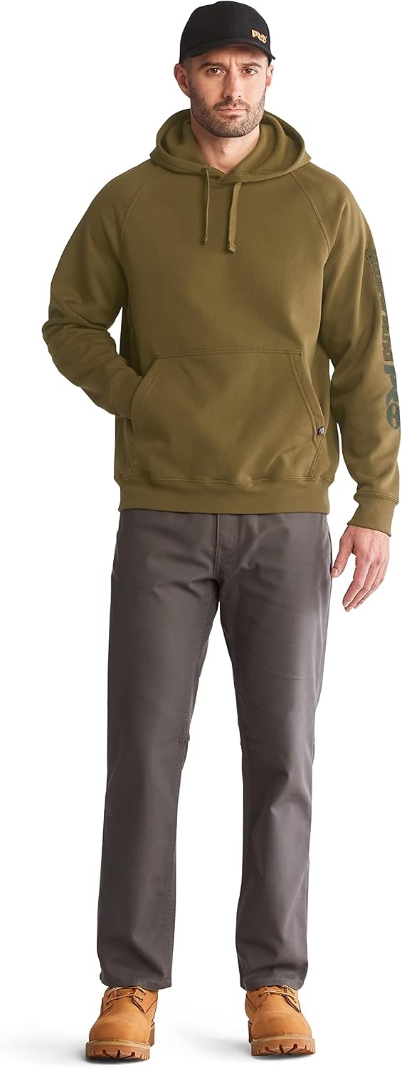 Timberland PRO Men’s Hood Honcho Sport Pullover Sweatshirt, Burnt Olive Tonal, Large