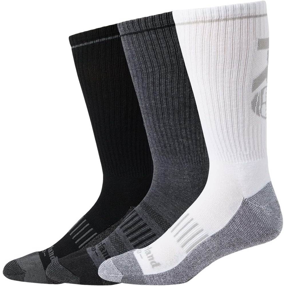 Timberland PRO Men’s 3-pack Crew Socks(Multi)