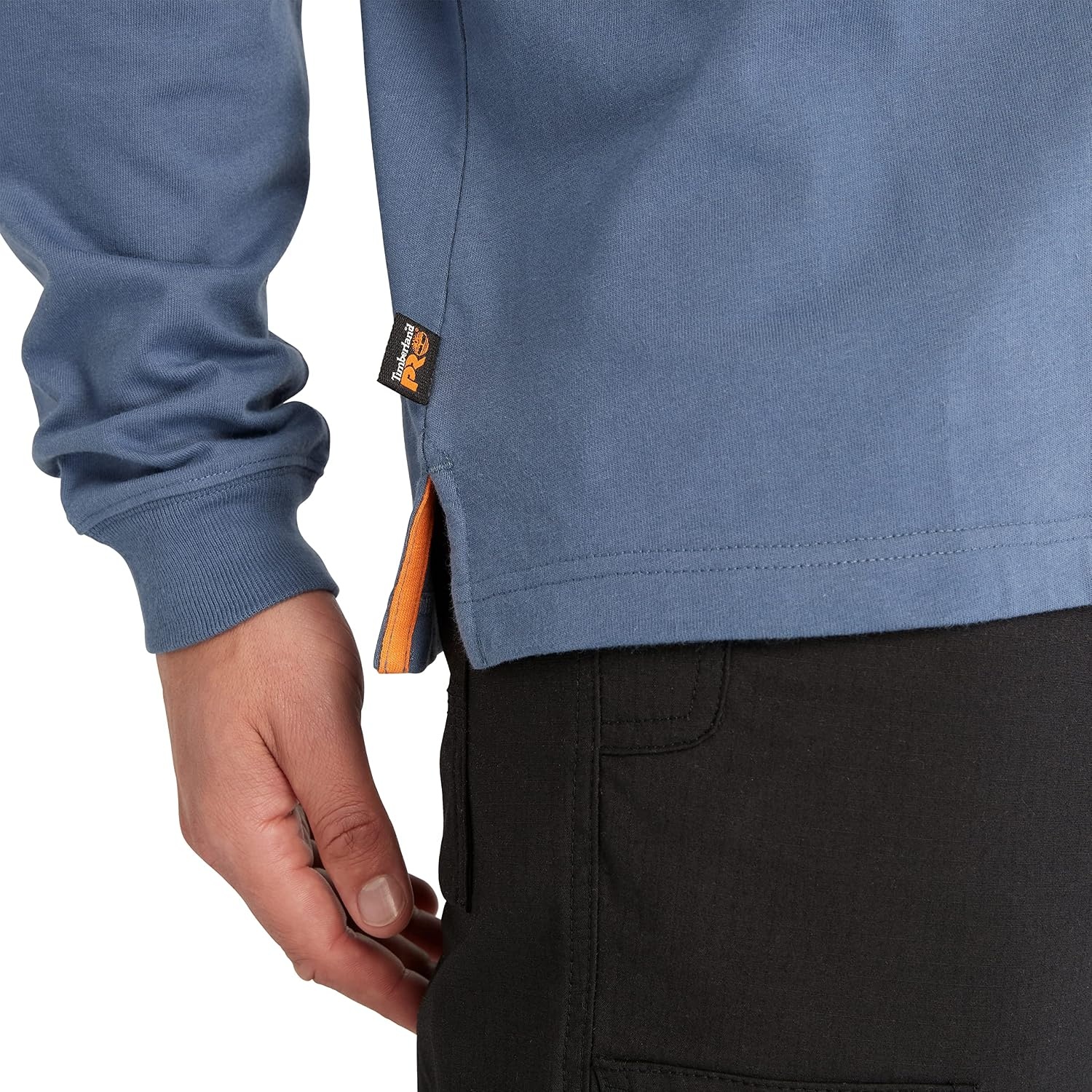 Timberland unisex-adult Core Pocket Long-sleeve T-shirtOutdoors Equipment(Vintage Indigo)