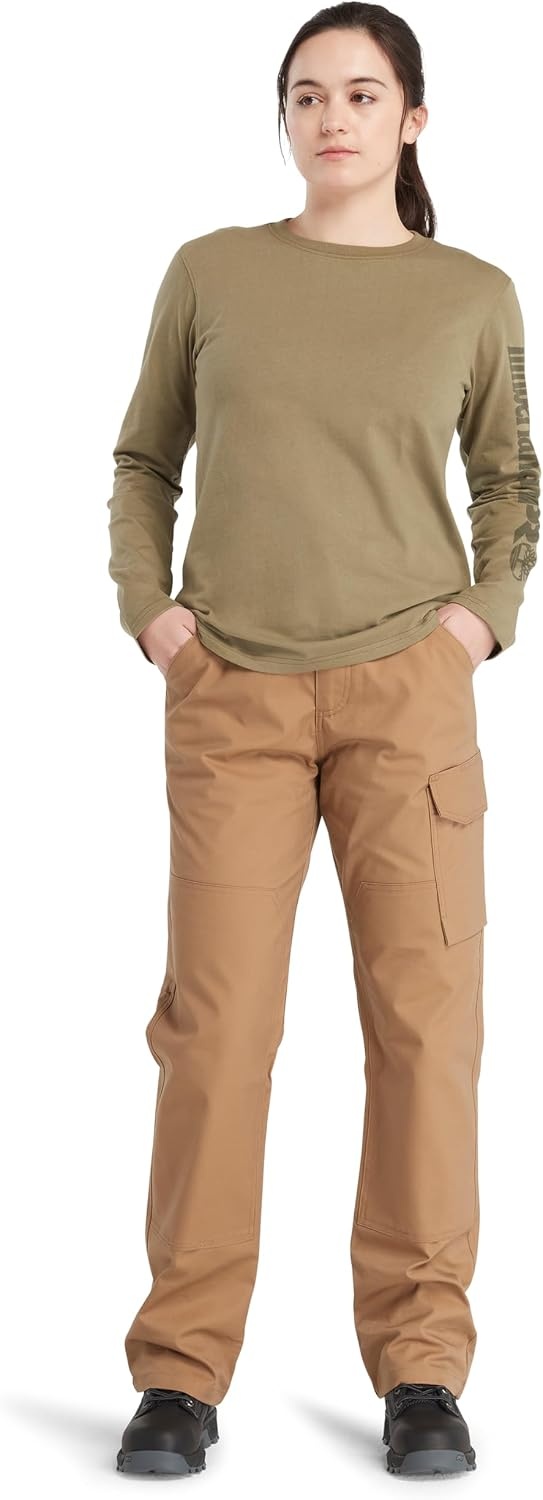 Timberland PRO Women’s Core Long Sleeve T-Shirt(Burnt Olive)