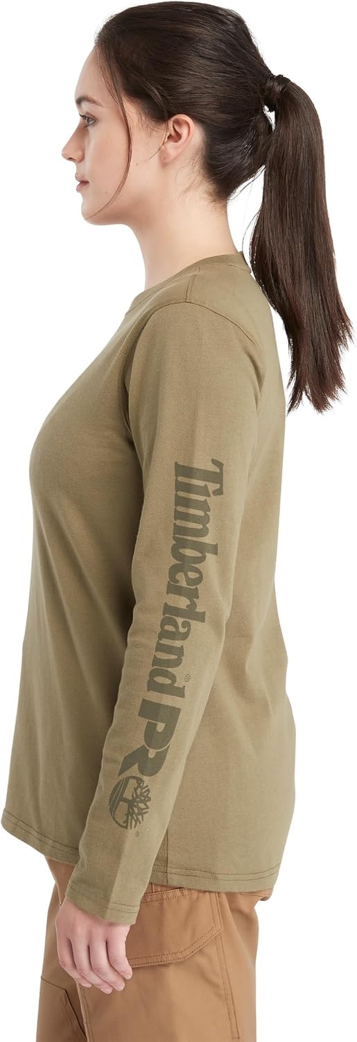 Timberland PRO Women’s Core Long Sleeve T-Shirt(Burnt Olive)