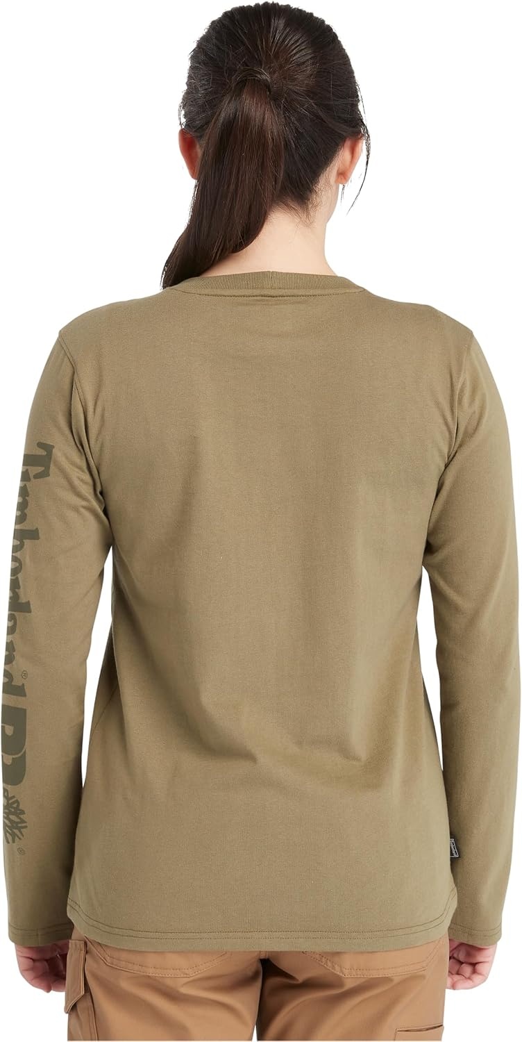 Timberland PRO Women’s Core Long Sleeve T-Shirt(Burnt Olive)