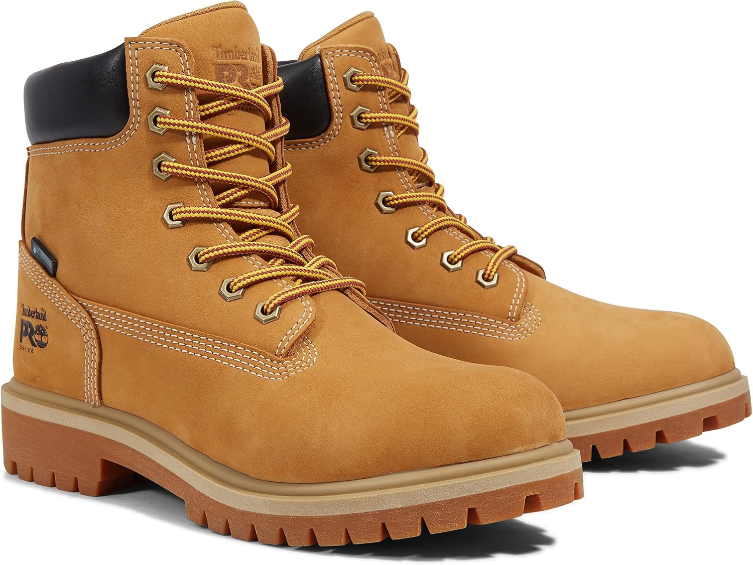 Timberland PRO Women’s Direct Attach 6 Inch Waterproof Insulated Soft Toe Boots(Wheat-2024 New)