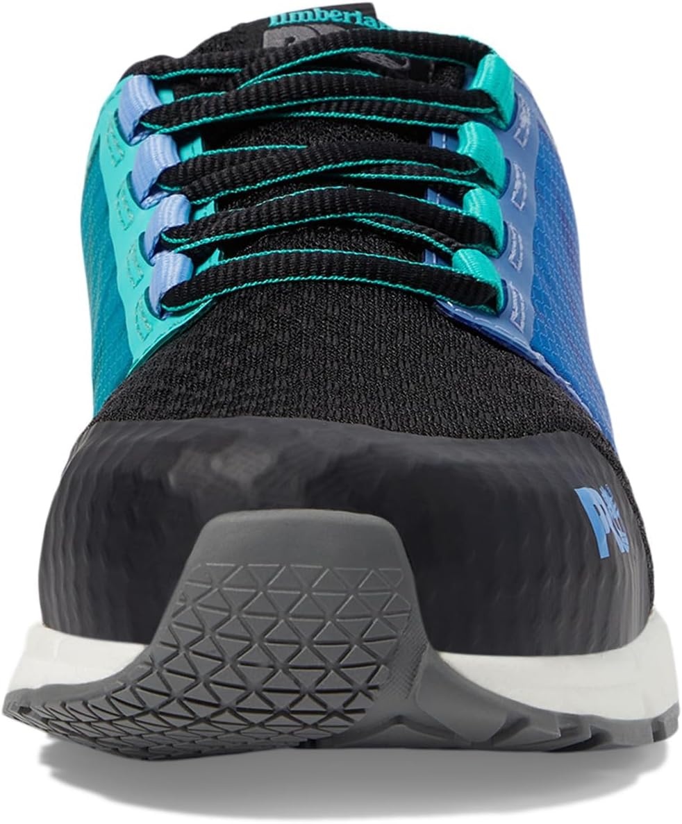 Timberland PRO Men’s Radius Composite Safety Toe Athletic Industrial Work Shoe(Black/Aqua)