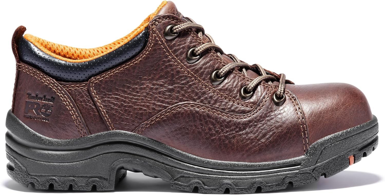 Timberland PRO Womens Titan Alloy Toe SR Oxford(Brown)