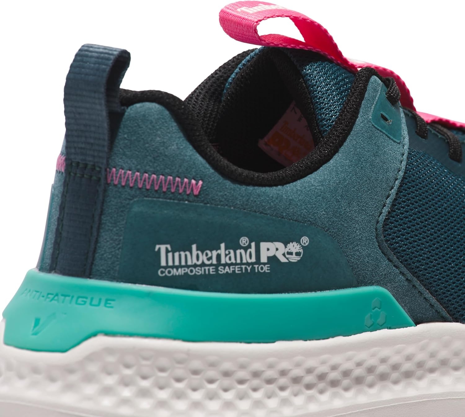 Timberland PRO Womens Setra Composite Safety Toe(Teal/Pink V1)