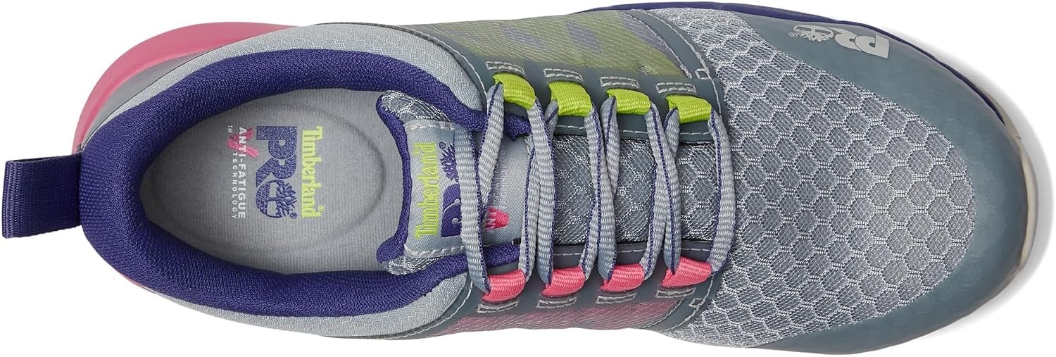Timberland PRO Men’s Radius Composite Safety Toe Athletic Industrial Work Shoe(Grey/Multi)