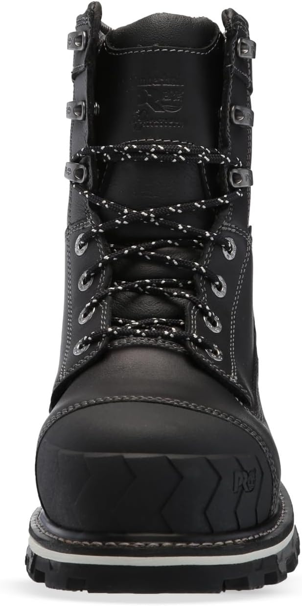 Timberland PRO Boondock 8″ Composite Safety Toe Waterproof(Black-2024 New)