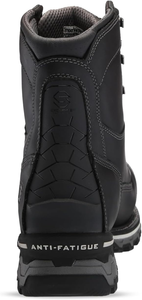 Timberland PRO Boondock 8″ Composite Safety Toe Waterproof(Black-2024 New)