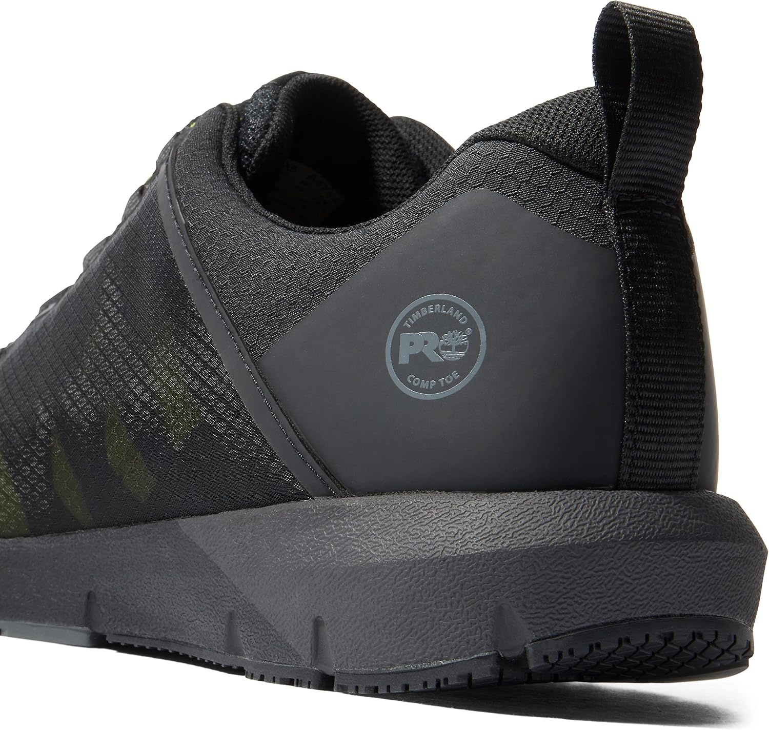 Timberland PRO Men’s Radius Composite Safety Toe Athletic Industrial Work Shoe(Black/High-vis-2024 New)