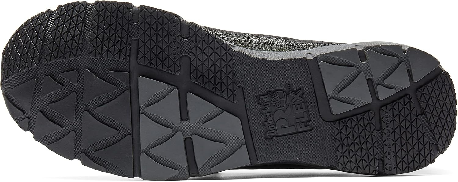 Timberland PRO Men’s Radius Composite Safety Toe Athletic Industrial Work Shoe(Black/High-vis-2024 New)
