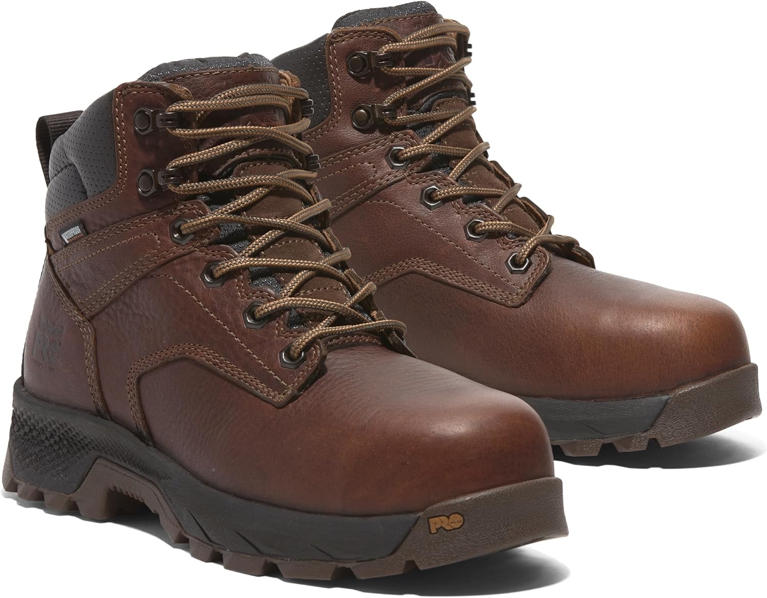 Timberland PRO TiTAN EV 6 Inch Composite Safety Toe Insulated Waterproof(Coffee Tailgate Brown V1)