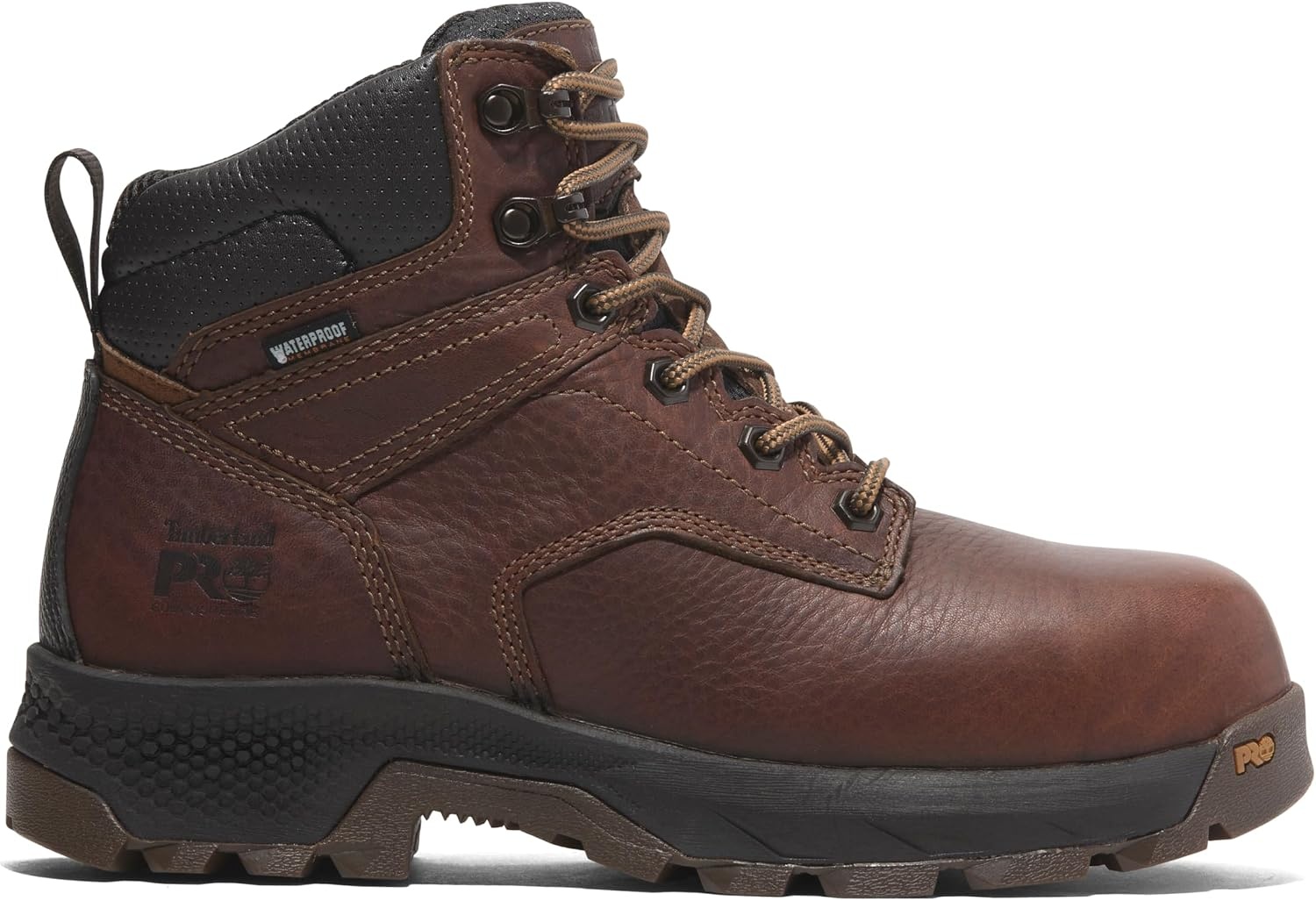 Timberland PRO TiTAN EV 6 Inch Composite Safety Toe Insulated Waterproof(Coffee Tailgate Brown V1)