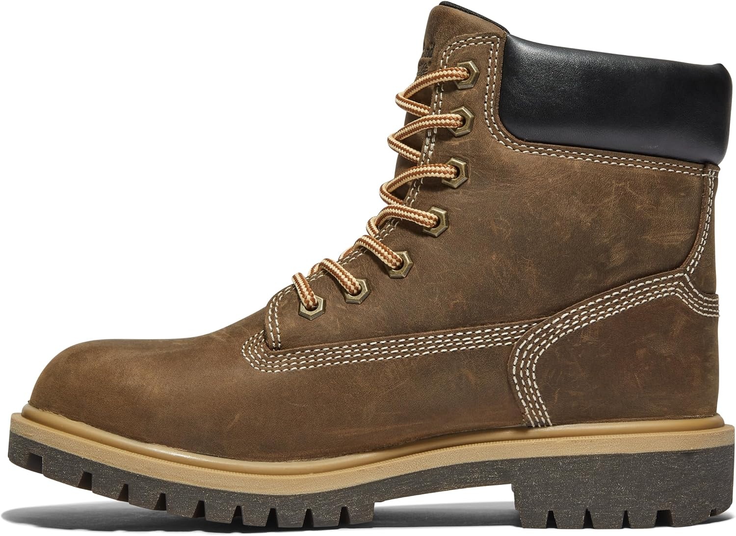 Timberland PRO Women’s Direct Attach 6 Inch Steel Safety Toe Insulated Waterproof Industrial Work Boot(Turkish Coffee-2024 New)