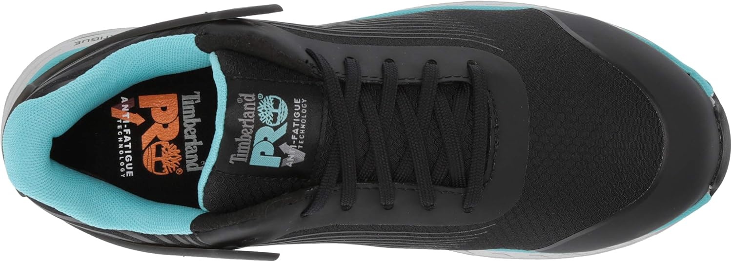 Timberland PRO Women’s Drivetrain Composite Safety Toe Work Shoes(Black/Blue V1)