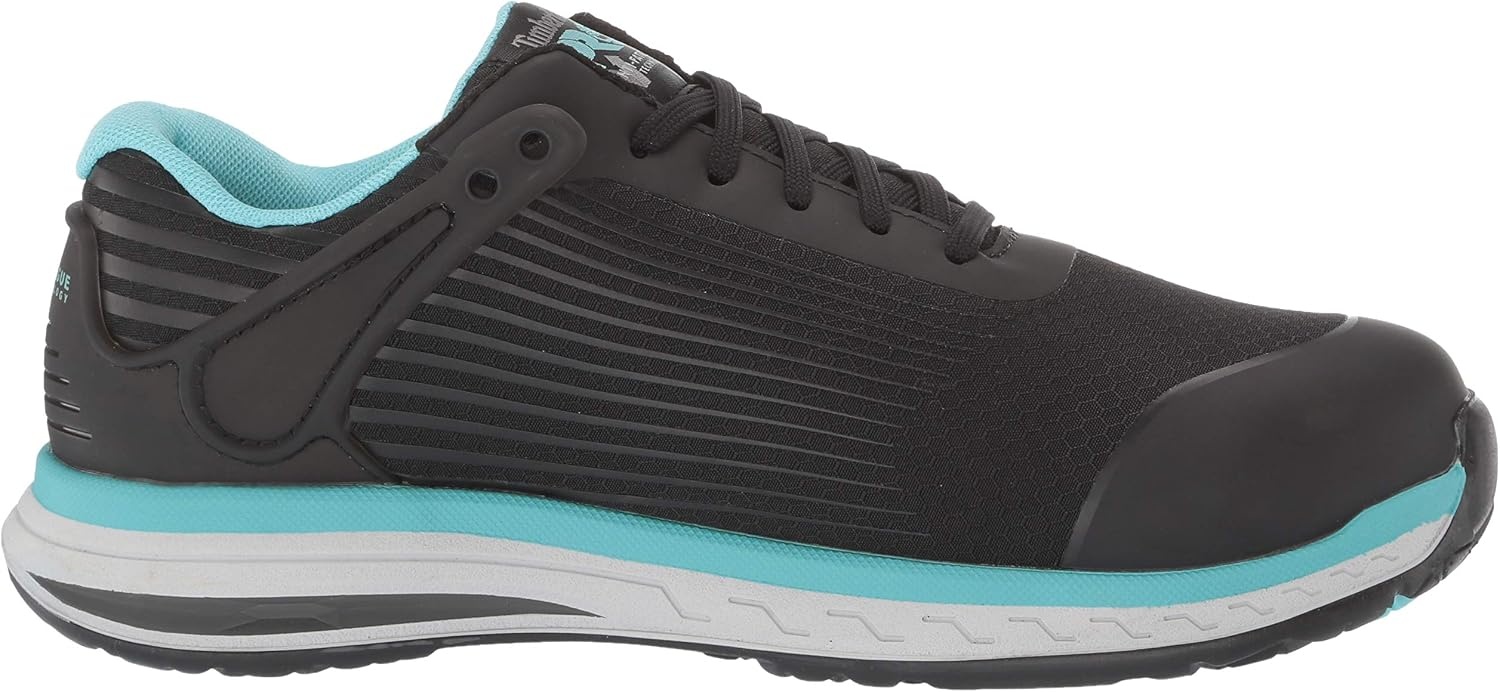 Timberland PRO Women’s Drivetrain Composite Safety Toe Work Shoes(Black/Blue V1)