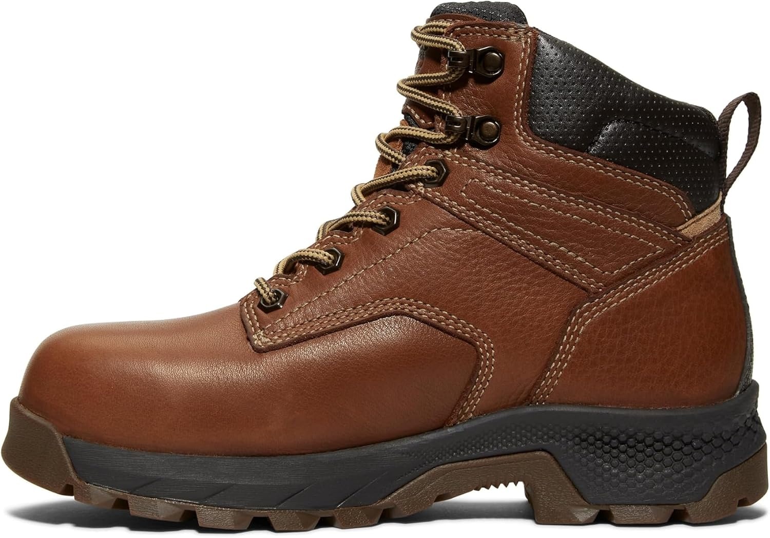 Timberland PRO Women’s Titan Ev 6in Comp Toe Waterproof Boots(Brown-2024 New)
