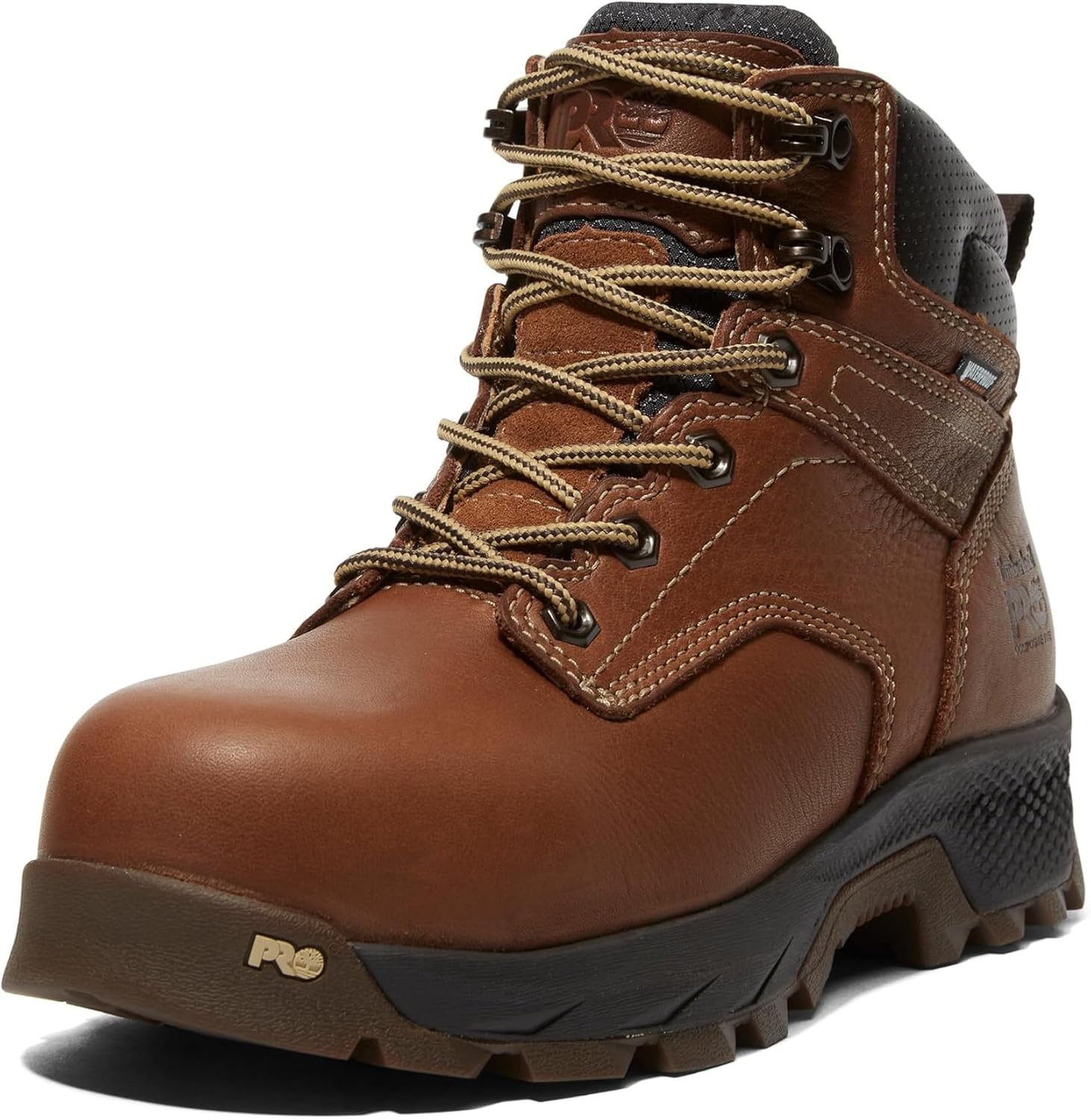 Timberland PRO Women’s Titan Ev 6in Comp Toe Waterproof Boots(Brown-2024 New)