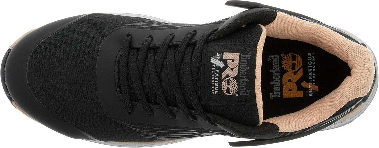 Timberland PRO Women’s Drivetrain Composite Safety Toe Work Shoes(Black/Pink V1)